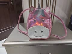 unicorn backpack for kids from saudi with sparkles