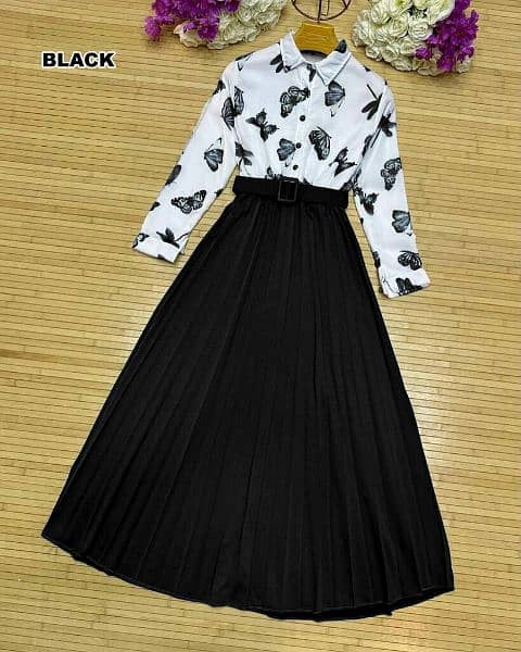 Beautiful fancy new style stylish shirt and skirt collection 1