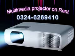 HD Projector on rent with 8x6 Screen