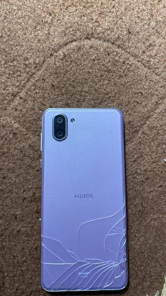 aqous r3 non pta only back glass crack otherwise all okay 2