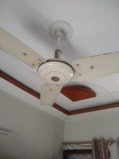 two Ceiling fan for sale 1 super asia and 1 national