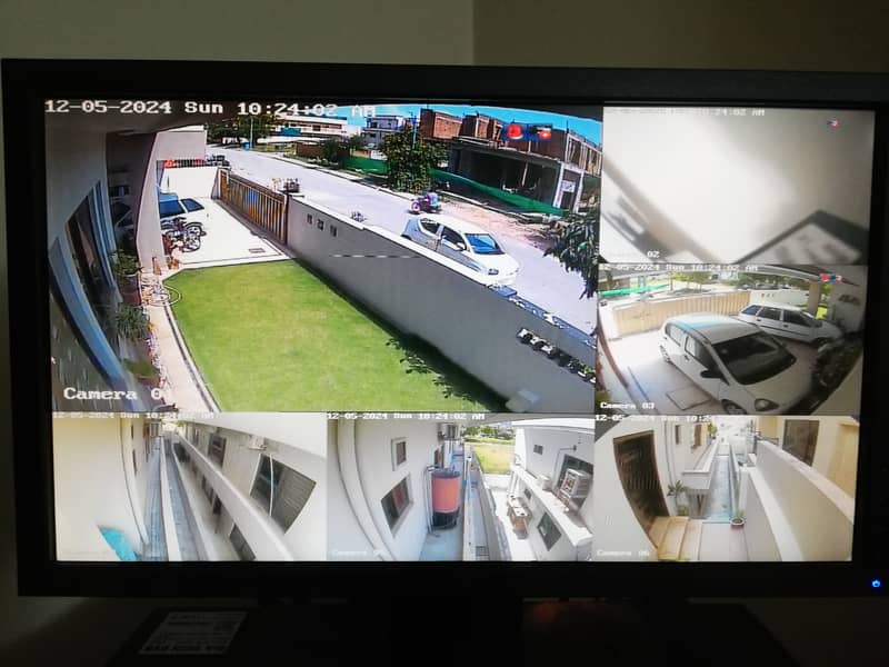 8 Channel DVR Video Recorder with 5 CCTV Security Cameras 2