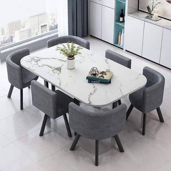 dining table,smart dining table,ub marble design dining 0
