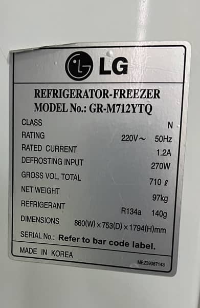 LG Refrigerator 9