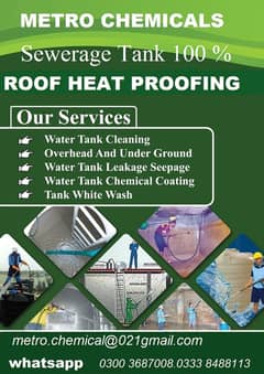 Water Tank Cleaning Service | Tank Leakage & Water proofing