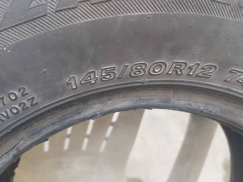 Bridgestone Japani 145/80/12 tyre mehran bolan FX coure 3
