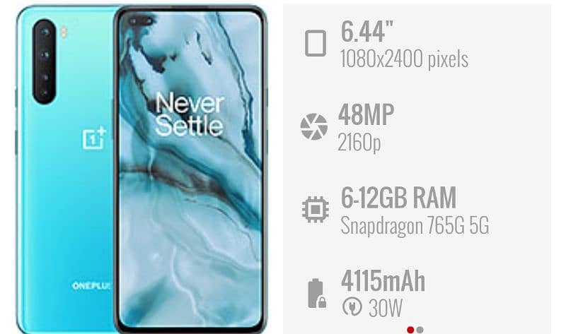 Oneplus Nord 5g 5