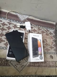 Samsung a32 with original box and charger data cable 10/10 condition