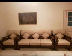 7 seater sofa set with 1 centre table