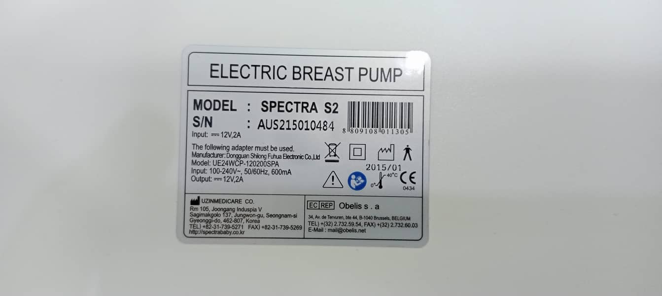 Spectra S2 Hospitals Grade Double Electric Breasts Pumps 9