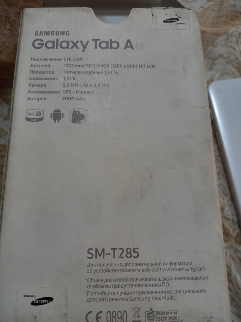 Samsung Galaxy TAB A6 4G LTE 1