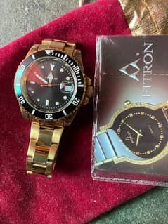 Fitron watch import from Dubai with warranty card condition new