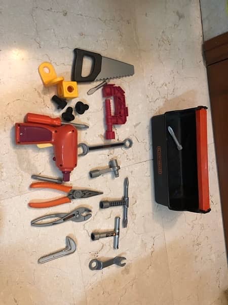 Black+Decker Junior Tool Box Set - Includes Home Depot tools 0