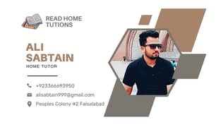 Unlock Your Potential with Read Home Tuition in Faisalabad!