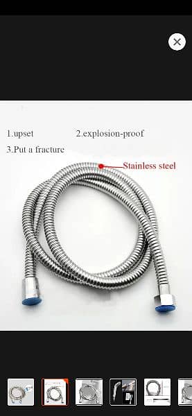 Muslim shower chain pipe cp 1 Meter and 1.5 meter crom steel chain 9