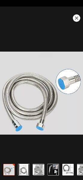 Muslim shower chain pipe cp 1 Meter and 1.5 meter crom steel chain 10