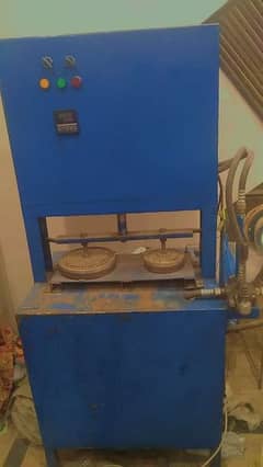 disposible plate machine, double head machine, 3 diys and 3 cutter 0
