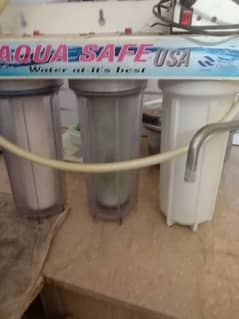 Three stage water purification filter