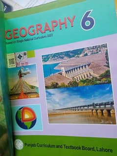 Geography class 6 binding book 0