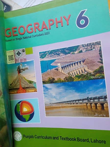 Geography class 6 binding book 0
