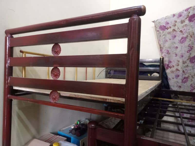 very strong iron bed for sale only for kids no any fault. 2