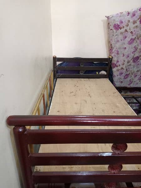 very strong iron bed for sale only for kids no any fault. 5