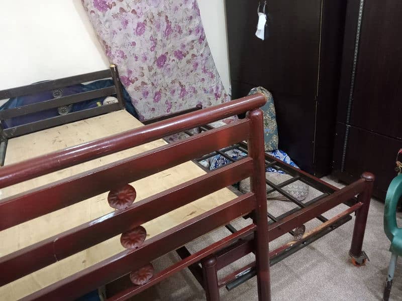 very strong iron bed for sale only for kids no any fault. 6