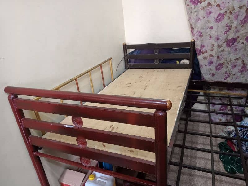 very strong iron bed for sale only for kids no any fault. 7