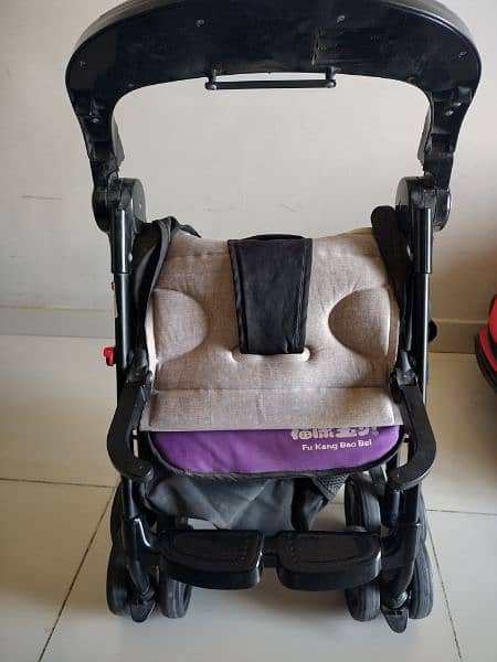 Foldable Baby Stroller Pram For Newborn Rubber Tyres, Baby Prime 1