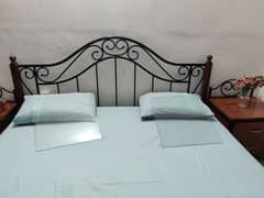 bed set with dressing table and side table