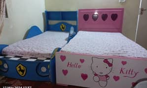 kids beds and Cupbaord