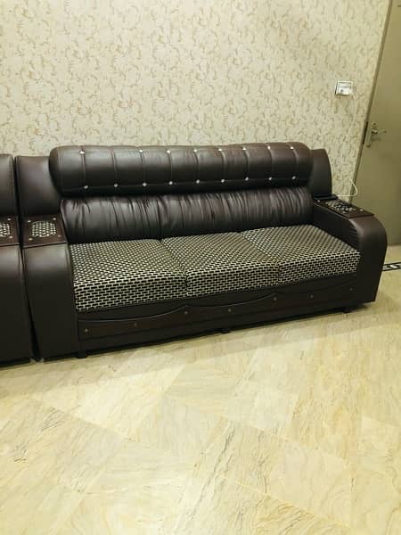 Leather Sofa set complete (0303 5901905) 1