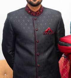 One time used Sherwani Set for sale