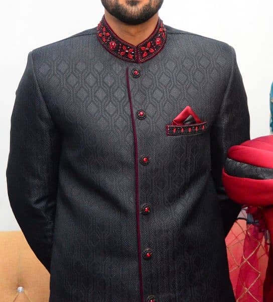 One time used Sherwani Set for sale 0