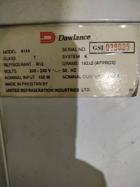 dwalance refrigerator urgent selling 7