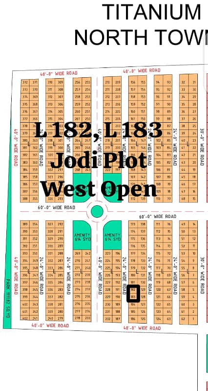 West Open Jodi Plot 80Sqyard Available In Titanium Block 0