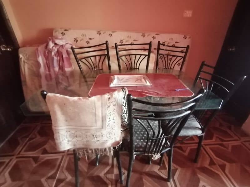 Dining table with 6 chairs 3