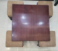 Large wood centre table