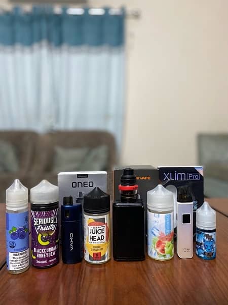 Used Vapes pods and flavours 1