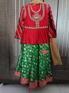 choli and lehnga with dupatta for 8 to 9 years baby