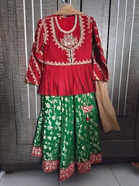 choli and lehnga with dupatta for 8 to 9 years baby 2