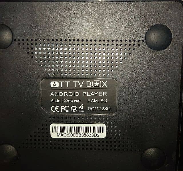 Original X96Q Pro Android TV Box 8GB ram 128 GB brand new box 4k 3