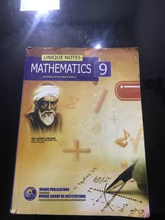 Unique math notes class 9