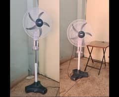 Rechargable DC Fan Solar + Electricity, 12 Volt Fan, LIDO Imported Fan