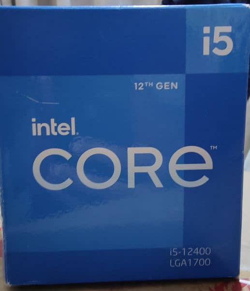 Intel Core i5 12th Generation Box l PSU 750w l Corsair k95 l Monitor 0