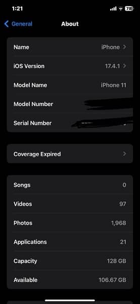 Iphone 11 official duel sim pta approved 128gb 9