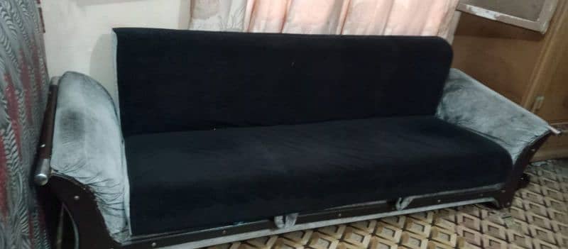 sofa combed in black and grey combo 2