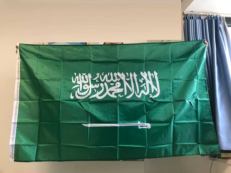 Custom Company Flag , Pakistan Flag ,Palestine flag, Saudi Arabia flag 4