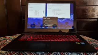 LENOVO Y50 Gaming Laptop with complete box and accessories