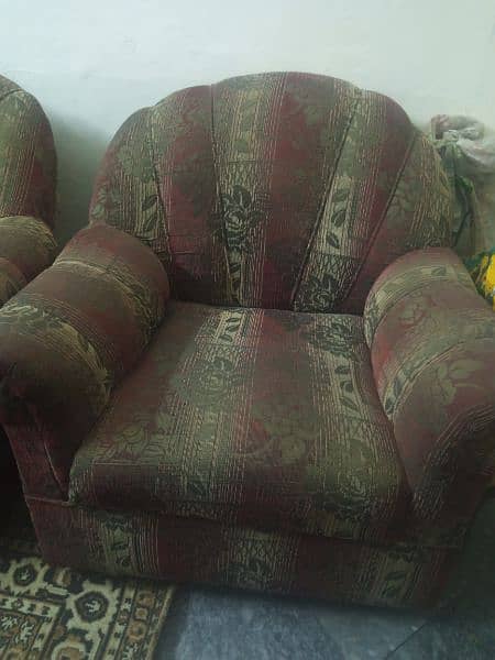 old sofa set complete. 1
